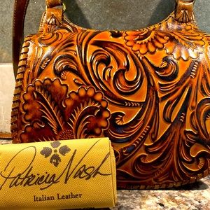 Patricia Nash tooled leather handbag